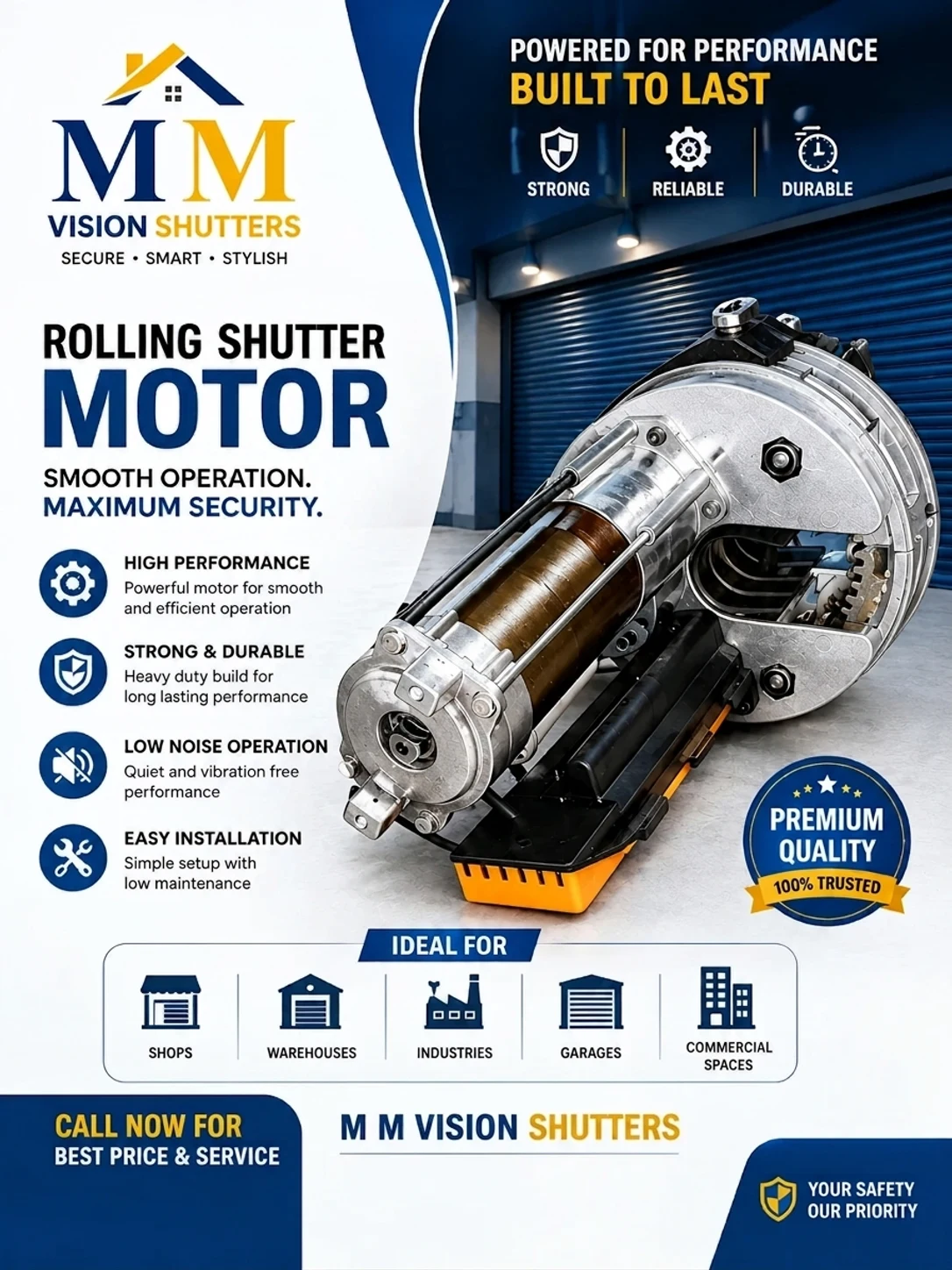 MM Vision Shutters Rolling Shutter Motor - Electronics & Electrical by M.M. Vision.shutters