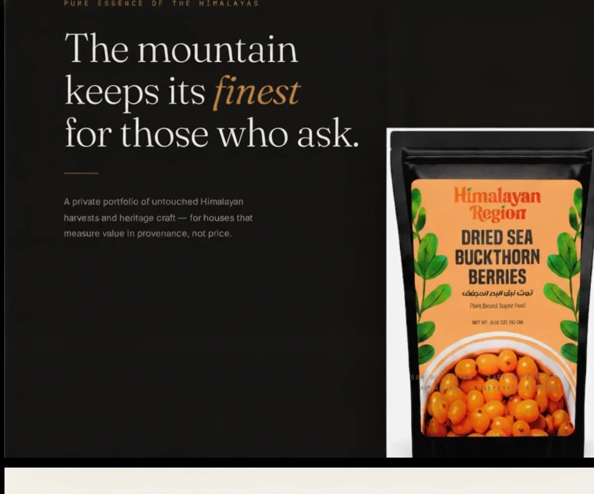 Himalayan Dried Sea Buckthorn Berries - Food & Agriculture by Himalayan Region