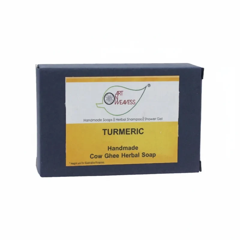 Wholsale Turmeric Cow Ghee Herbal Soap - Beauty & Personal Care by M/S. Artnweaves
