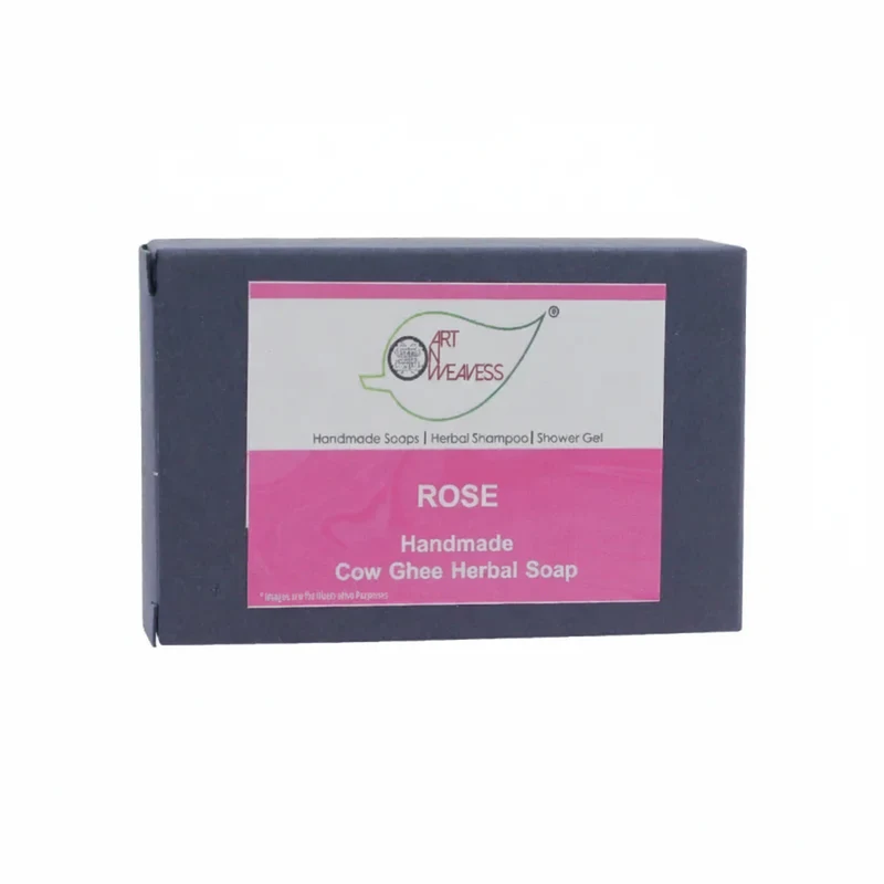 Wholesale Rose Cow Ghee Herbal Bath Soap - Beauty & Personal Care by M/S. Artnweaves