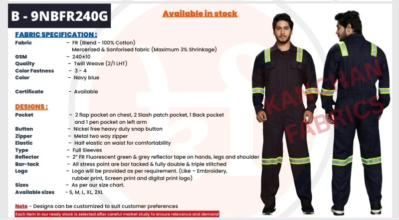 Boiler Suits - Industrial Supplies & Tools by Saifee Industrial Solutions