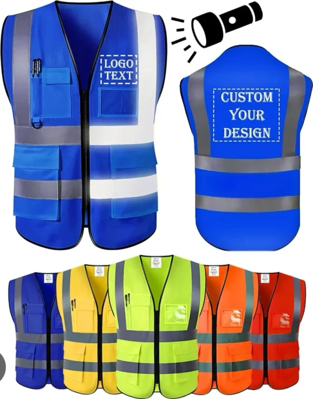 Industrial Safety Reflective Jacket - Textiles & Apparel by Saifee Industrial Solutions