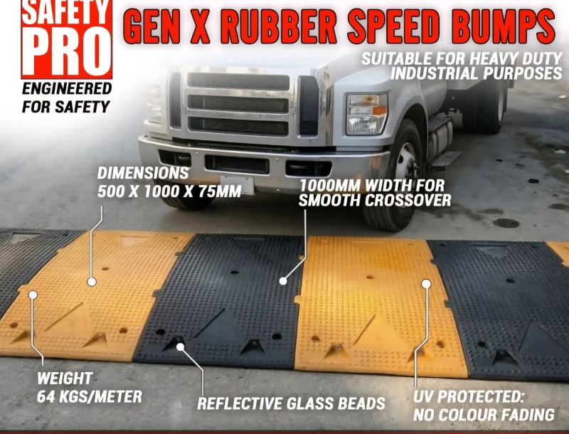 Rubber Speed Bumps - Construction & Building Materials by Saifee Industrial Solutions