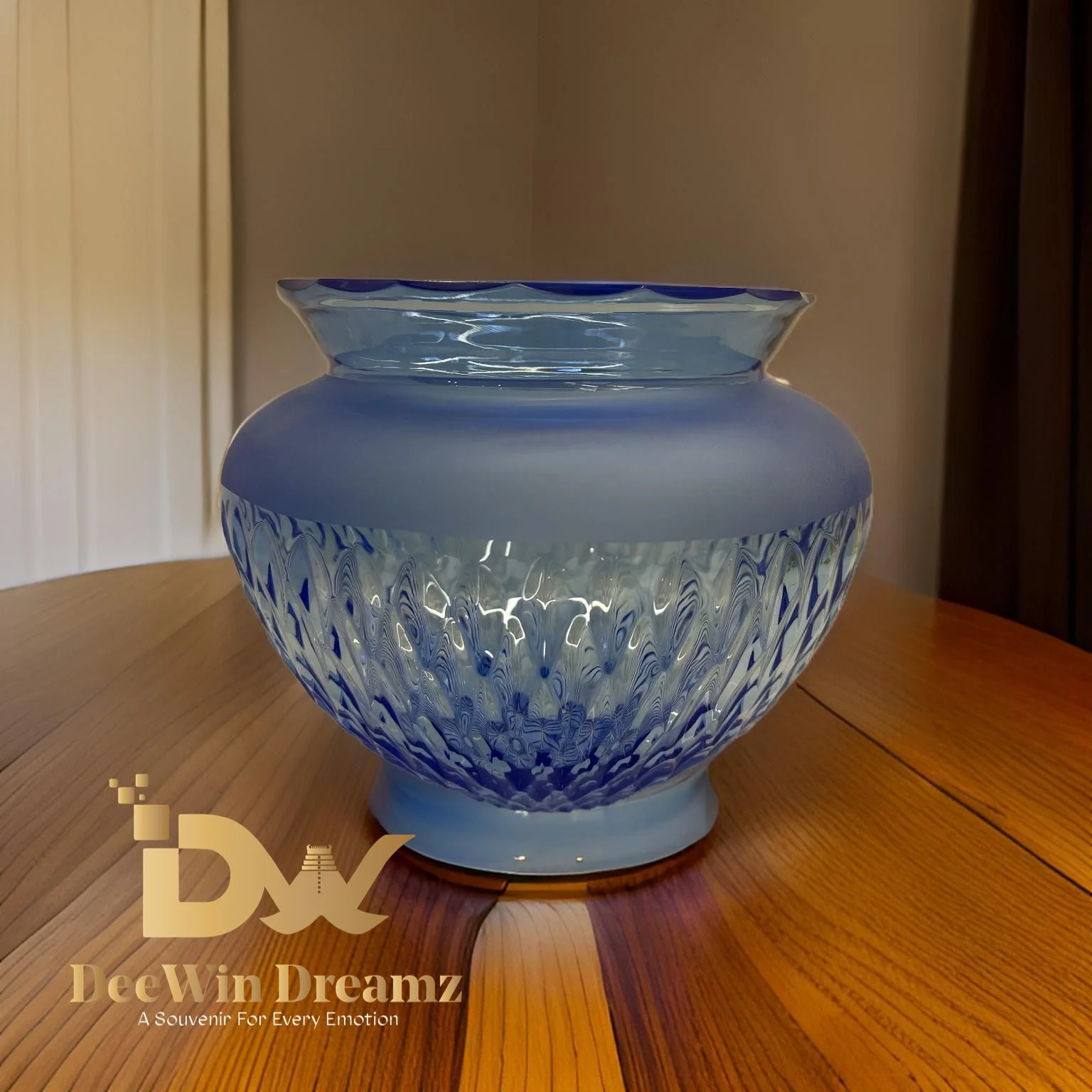 Cobalt Blue Glossy Bowl - Home & Kitchen by Deewin Dreamz