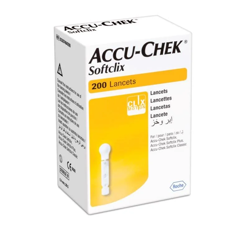 ACCU-CHEK Softclix Lancet 200 Lancets - Healthcare & Medical by Accurate Surgicals