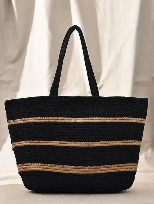 Hand-Braided Jute Tote Bag - Footwear, Bags & Leather Goods by Sanger Handloom