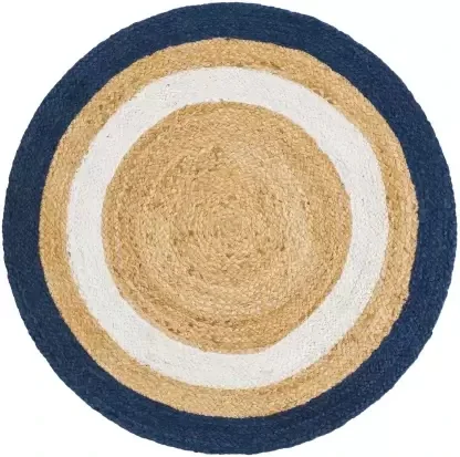 Handmade Room Braided Round Rug - Handicrafts & Gifts by Sanger Handloom