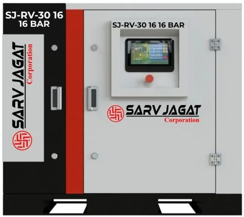 30 HP Variable Speed Screw Air Compressor - Machinery & Equipment by Sarv Jagat Corp.