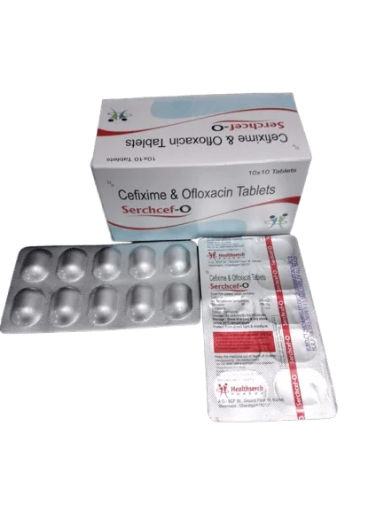 Cefixime 200 mg Ofloxacin 200 mg Tablets - Healthcare & Medical by Healthserch Pharma LLP