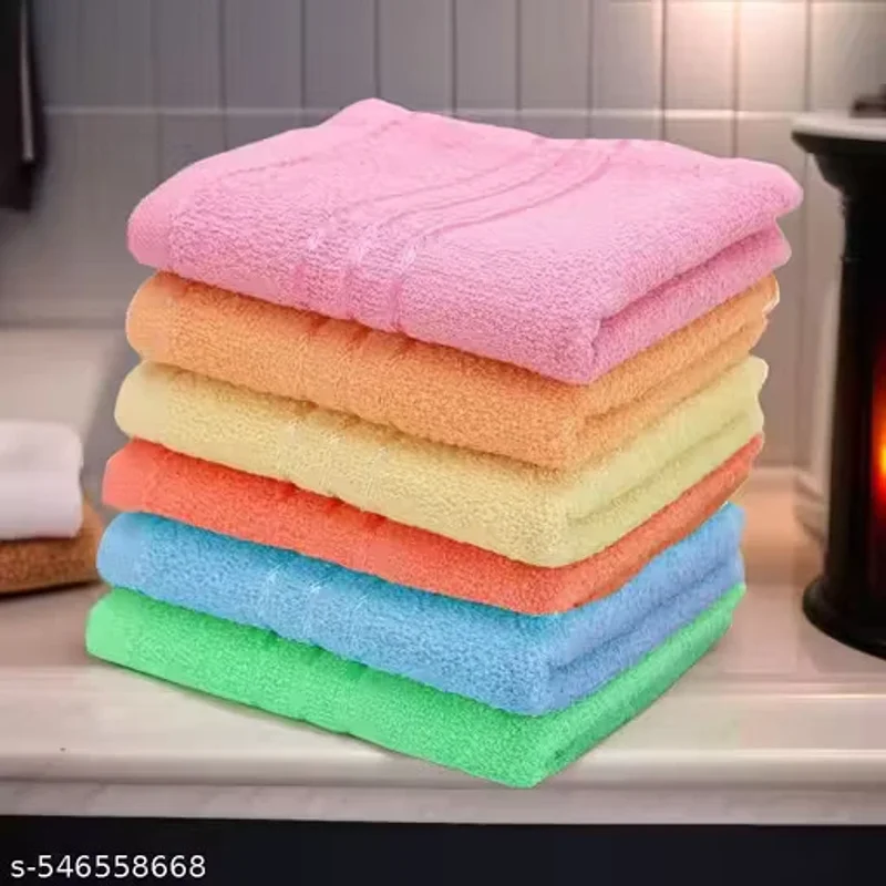 Hand Towel - Assorted Colours - Textiles & Apparel by Sheral Texport Mills Pvt. Ltd.