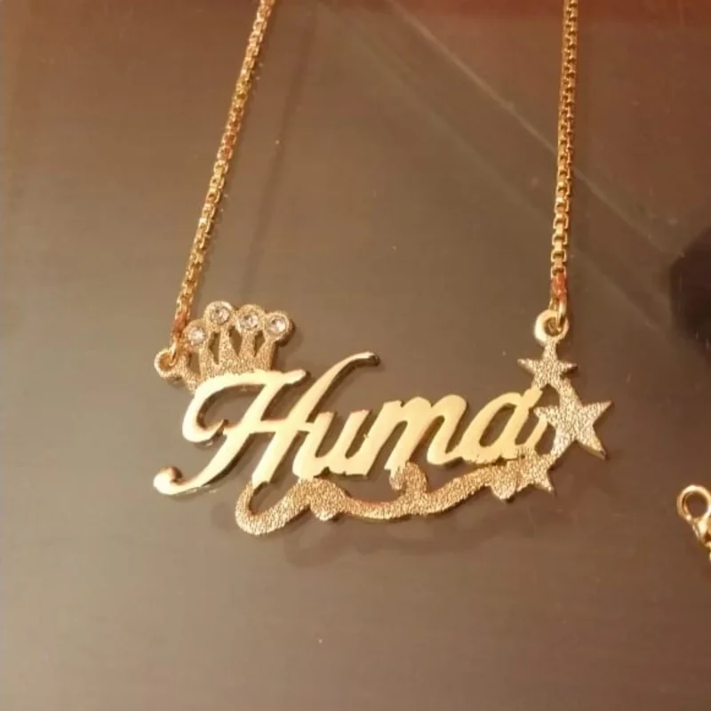 Custom Name Pendant - Gems & Jewelry by Rahul Kumar