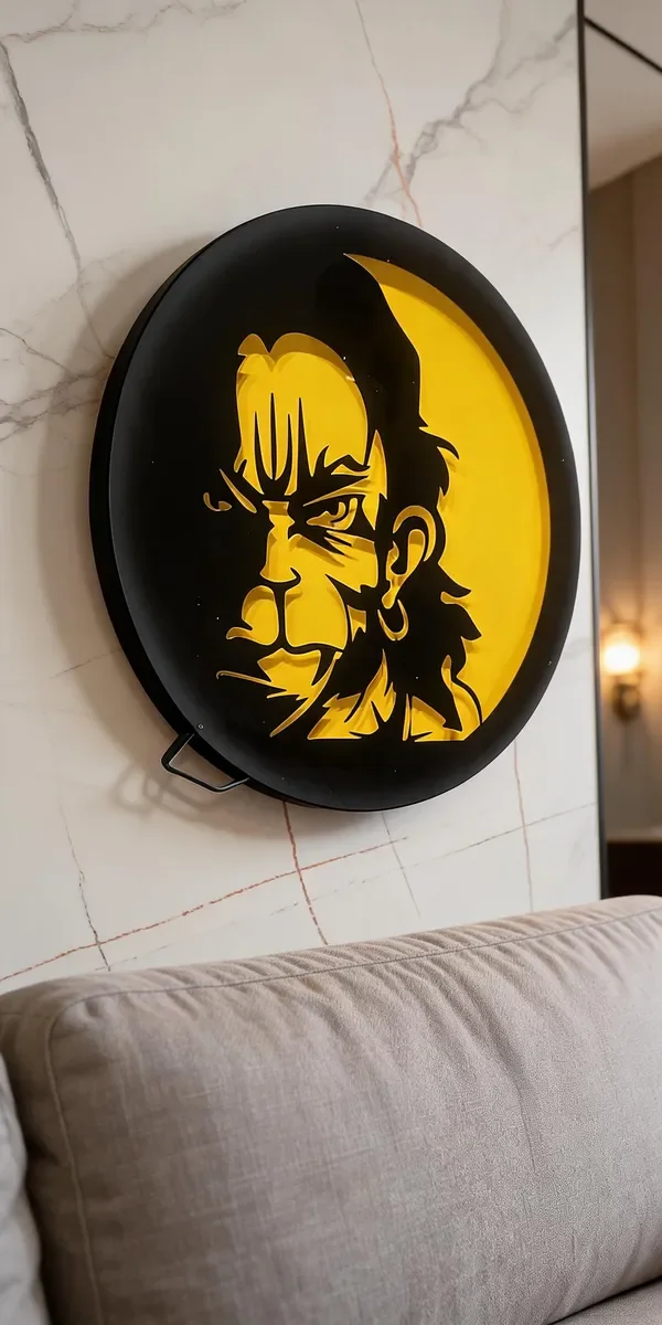 ONUR DECORS Metal Modern Round LED Wall Light - Furniture & Interiors by Golden Engg Works