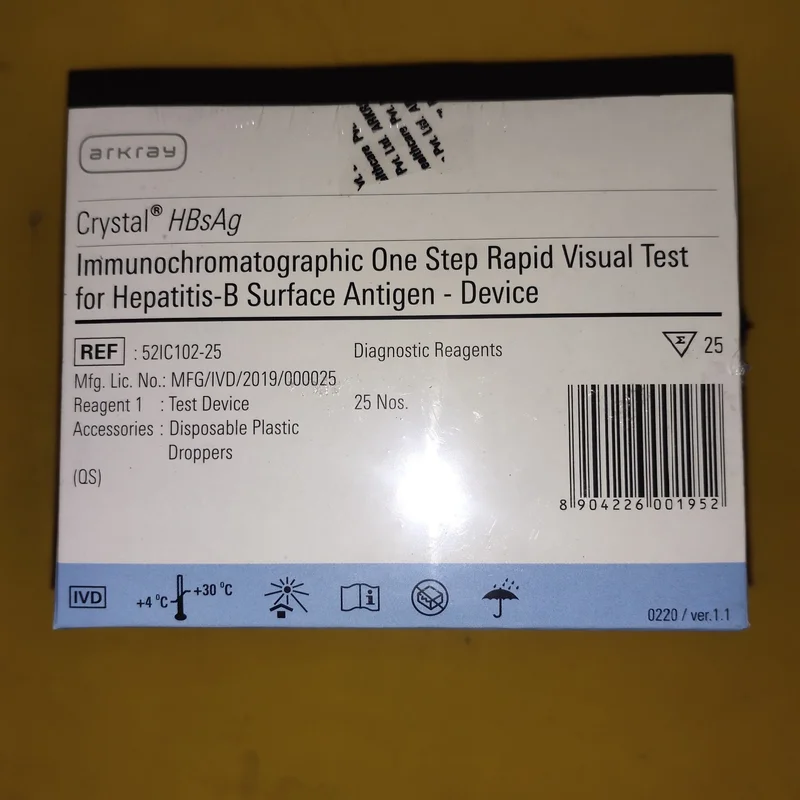 Crystal Hbs Ag Hepatitis B Test Kit - Healthcare & Medical by Drx Laboratories India Inc.