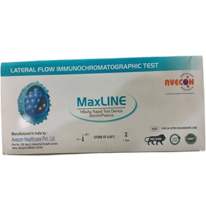 Maxline Hepatitis B Rapid Test Kit - Healthcare & Medical by Drx Laboratories India Inc.