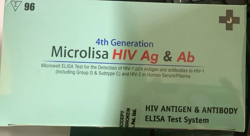 4th Gen HIV Ag & Ab ELISA Kits - Healthcare & Medical by Drx Laboratories India Inc.