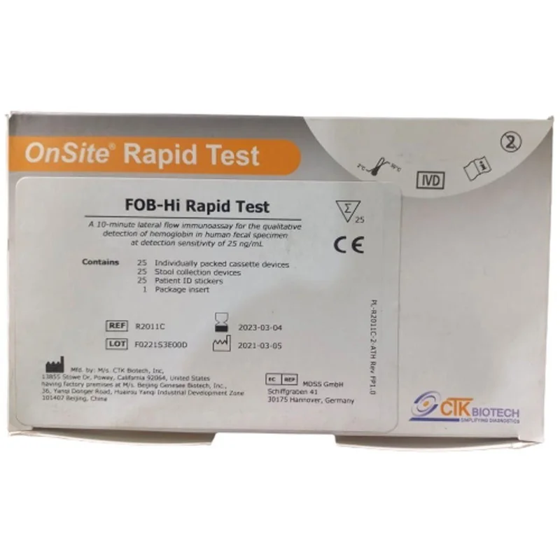 Fob Hi Rapid Test Kit - Healthcare & Medical by Drx Laboratories India Inc.