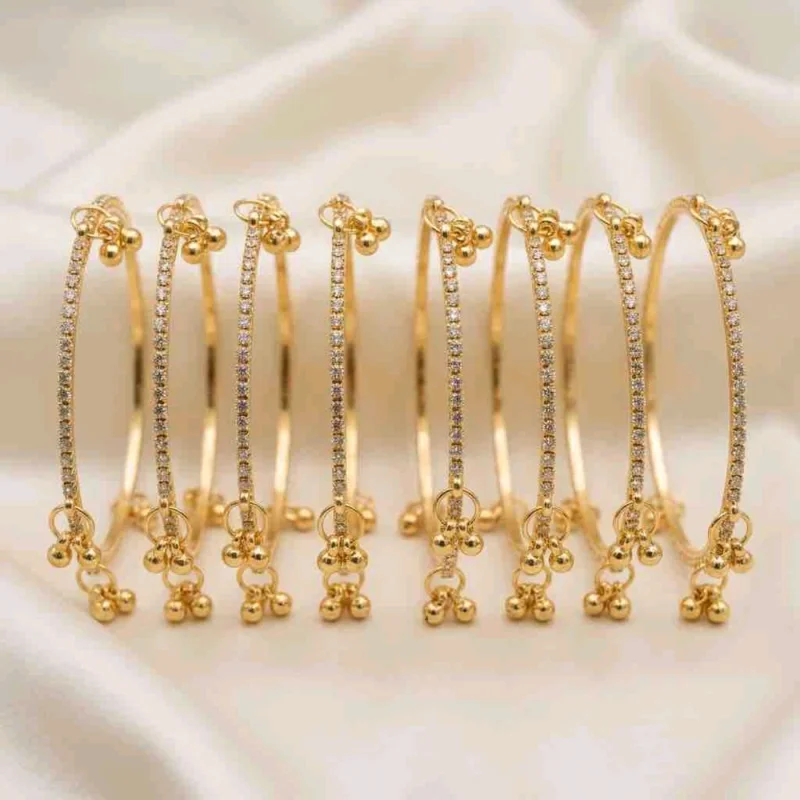 Kashmiri Stone Bangles (set of 8) - Gems & Jewelry by Aashya Fashion Jewellery LLP
