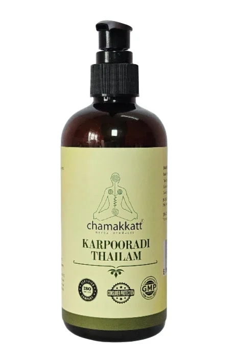 Karpooradi Thailam 300ML - Healthcare & Medical by Chamakkatt Herbal Products