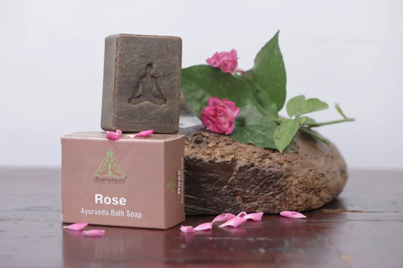Rose Ayurveda Soap - Beauty & Personal Care by Chamakkatt Herbal Products
