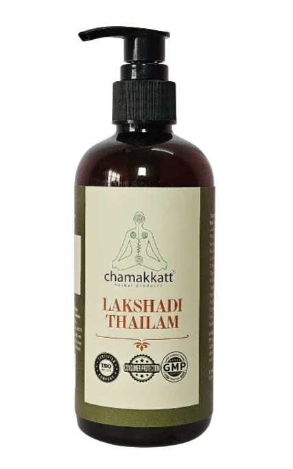 Lakshadi Thailam Herbal Medicated Oil 300ml - Healthcare & Medical by Chamakkatt Herbal Products