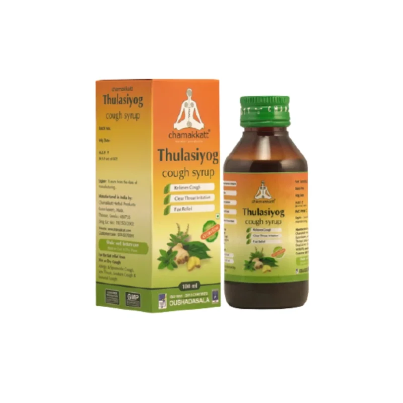 Thulasiyog Cough Syrup - Healthcare & Medical by Chamakkatt Herbal Products