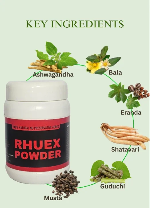 Rhuex Powder 100GM - Healthcare & Medical by Chamakkatt Herbal Products