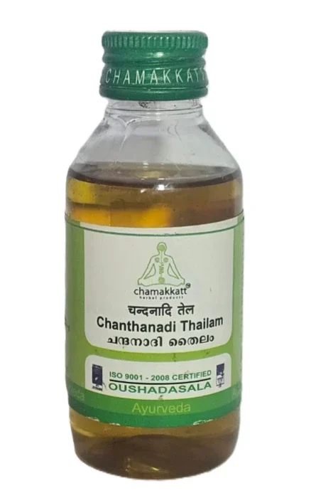 Chandhanadi Thailam 100ml - Healthcare & Medical by Chamakkatt Herbal Products