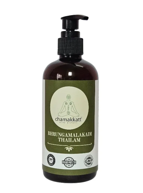 Bhrungamalakadi Thailam 300ml - Healthcare & Medical by Chamakkatt Herbal Products