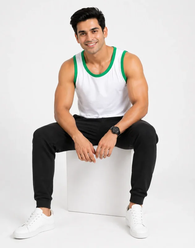 Men's Cotton Sleeveless Tank Top - Textiles & Apparel by Rahul Exports