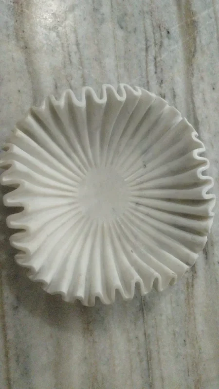 Polished Marble Decorative Bowl - Home & Kitchen by Maruti Art Creation