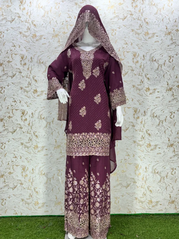 Ready-to-Wear Palazzo Suit Set - Textiles & Apparel by NR Fashion