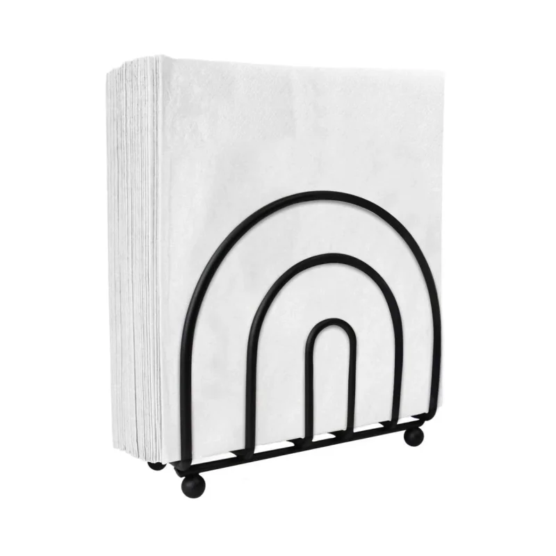 Wholesale Matte Black Metal Napkin Holder - Home & Kitchen by Zenvista Crafts