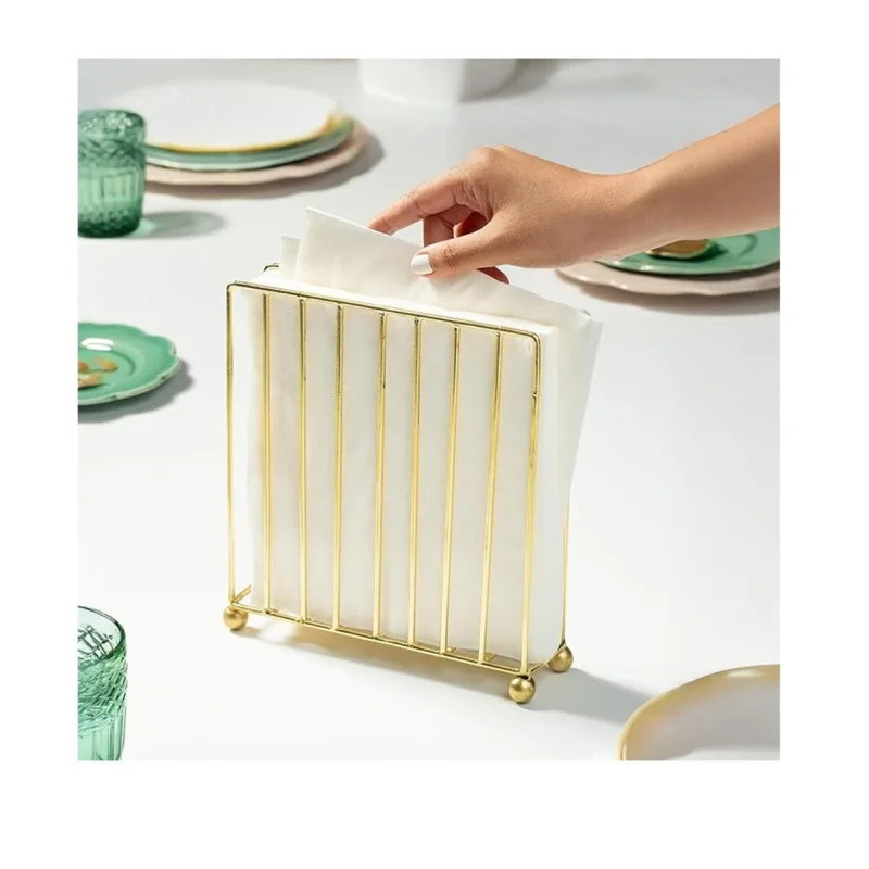 Metal Napkin Stand - Home & Kitchen by Zenvista Crafts