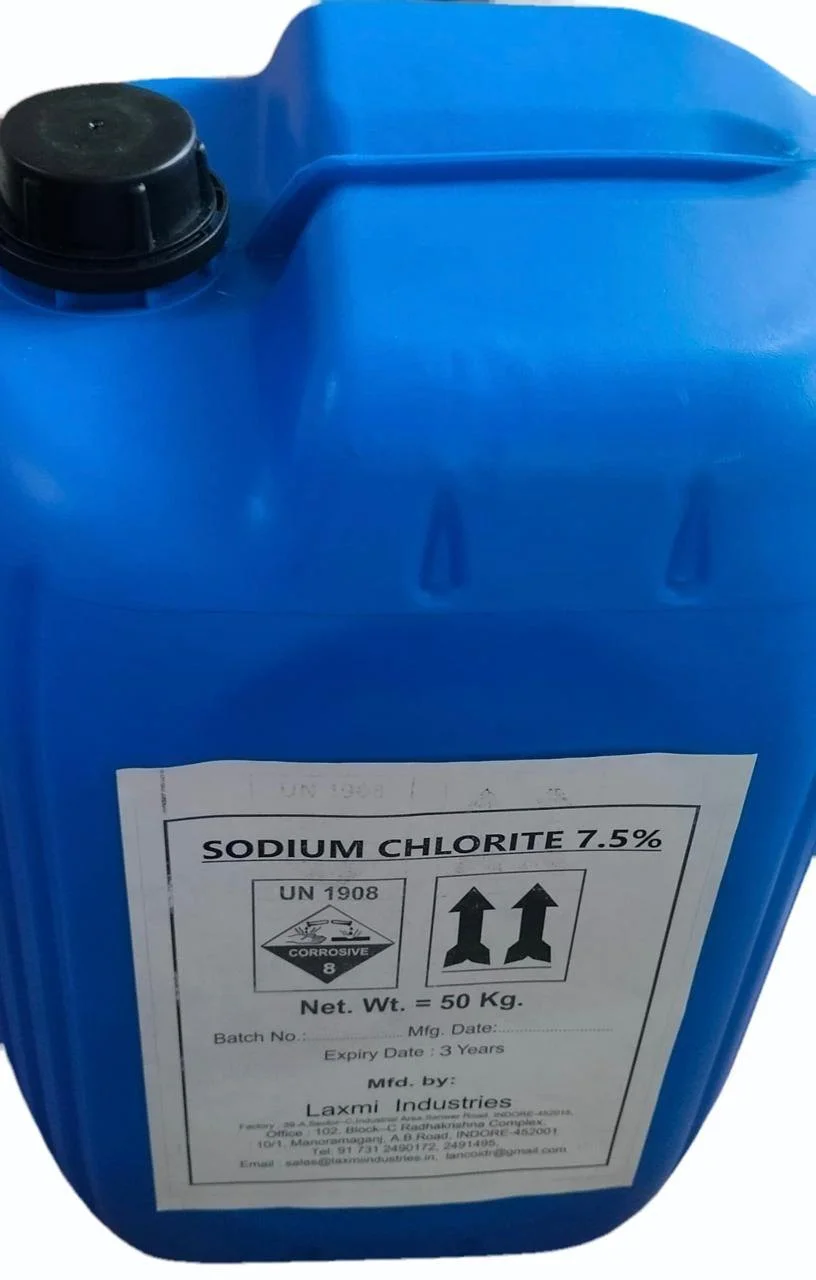 Industrial Grade Sodium Chlorite 7.5% Solution - Chemicals & Raw Materials by Laxmi Indsutries