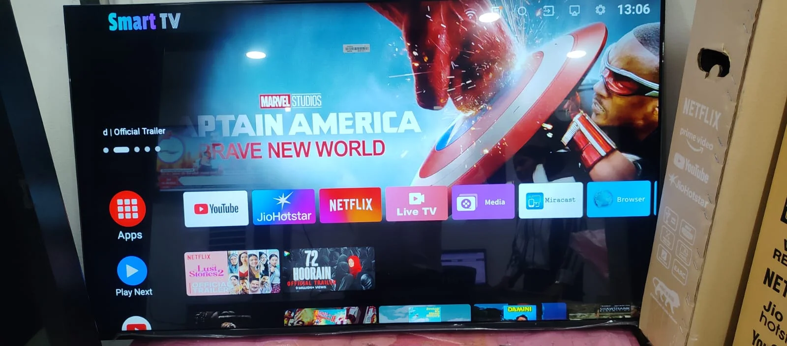 43 Inch LED Smart TV with Android OS - Electronics & Electrical by S S Smart Display and Services