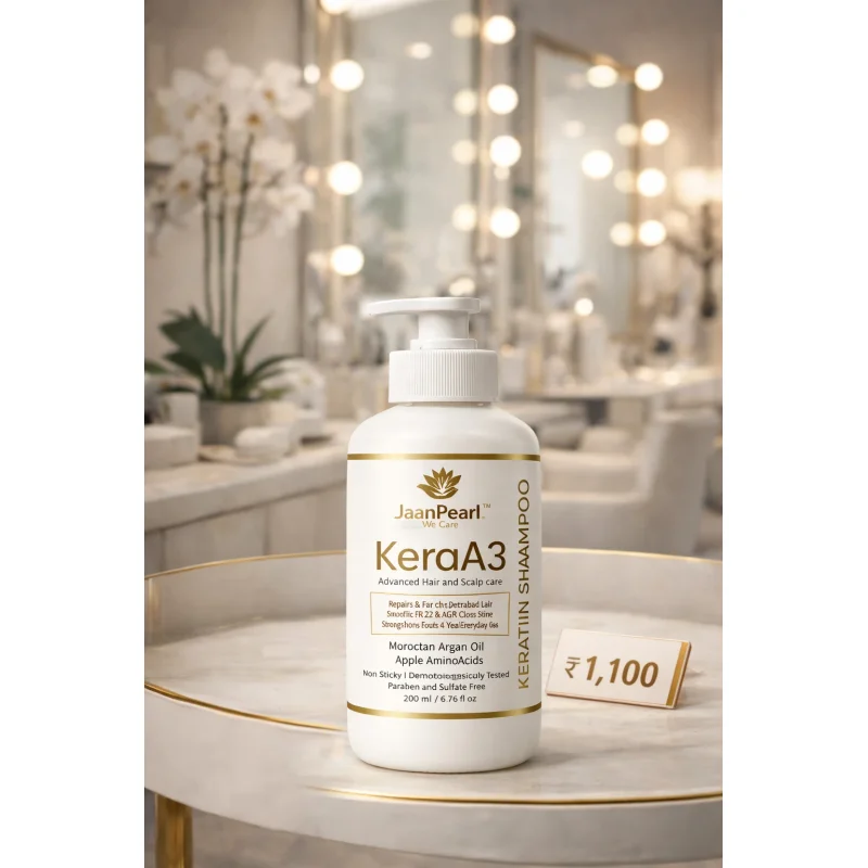 Keratin Shampoo with Apple Amino Acid for Dry Damaged Hair - Beauty & Personal Care by Bhumika Exports