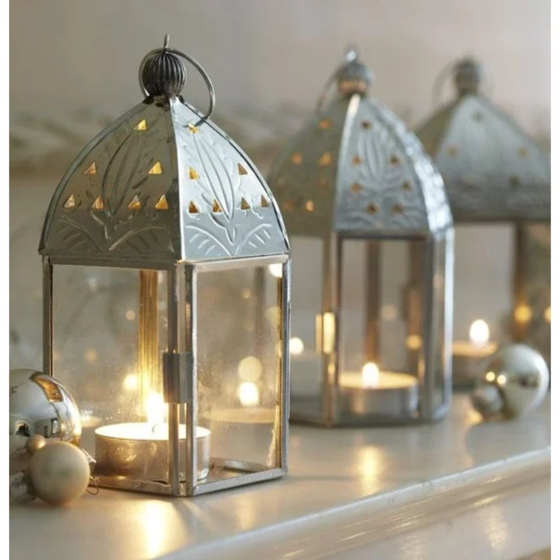 Decorative Iron Lantern - Home & Kitchen by Brothers International