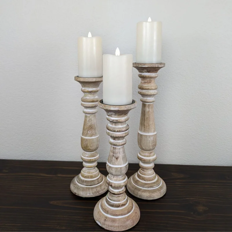 Wholesale Wooden Candle Holders - Home & Kitchen by Brothers International