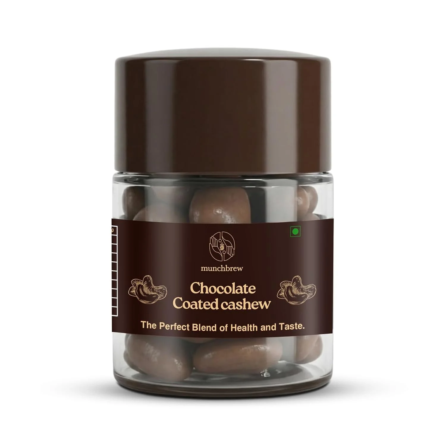 Munchbrew Chocolate Coated Cashews Bulk - Food & Agriculture by Innoskape India Pvt. Ltd.