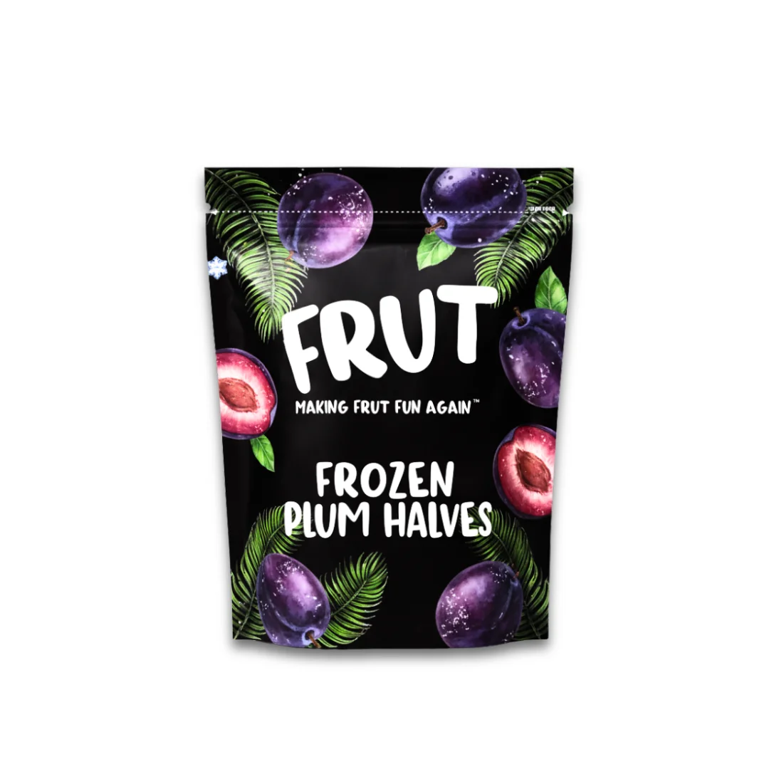 FRUT IQF Frozen Plum Halves 1kg - Food & Agriculture by Sumukham Enterprise LLP