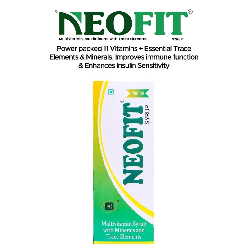 Neofit General Well-being Health Syrup 200ml - Healthcare & Medical by B&b-Nutretia Pvt. Ltd.
