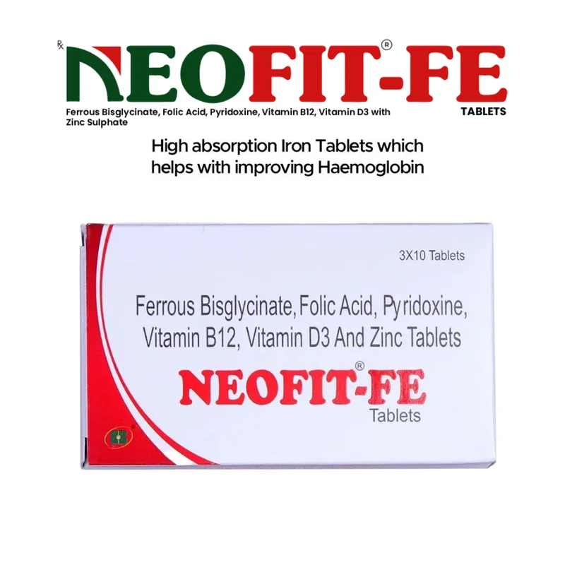 Neofit-fe Tab Tablets Bulk - Healthcare & Medical by B&b-Nutretia Pvt. Ltd.