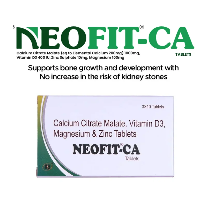 Neofit-Ca Tablets (pack of 20 Tablets) - Healthcare & Medical by B&b-Nutretia Pvt. Ltd.