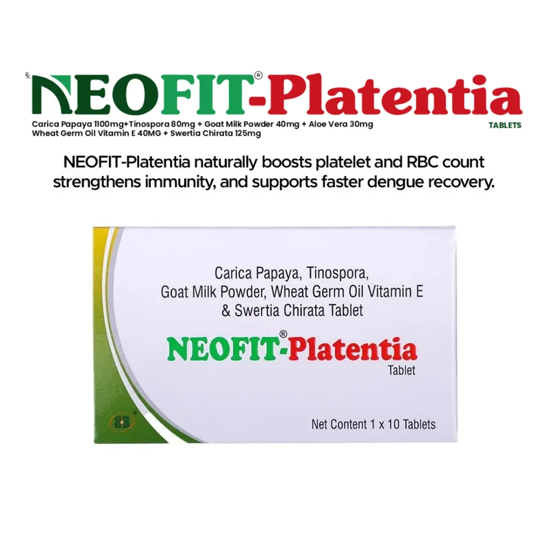 Neofit Platentia Tablets for Platelet Health Bulk - Healthcare & Medical by B&b-Nutretia Pvt. Ltd.