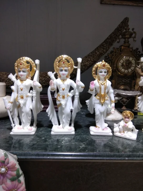 Ram Darbar Marble Murti - Handicrafts & Gifts by Diwedi Handicrafts