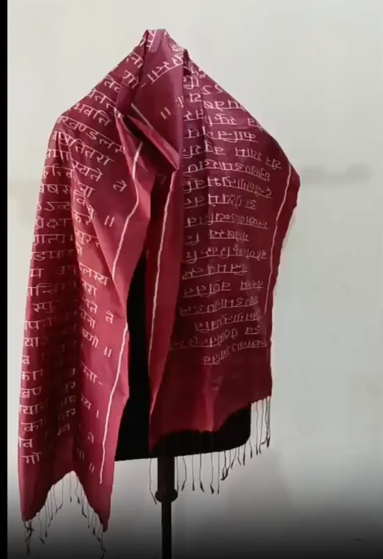 And Woven Ikat Tussar Silk Stole - Textiles & Apparel by Mitrabinda Rath