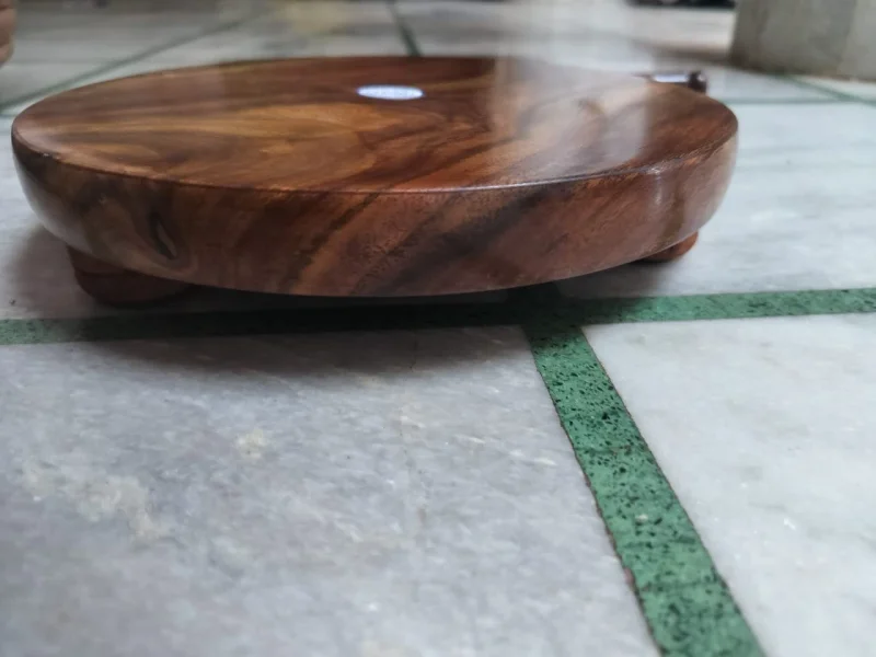 Sheesham Wood Roti Chakla - Home & Kitchen by Create X