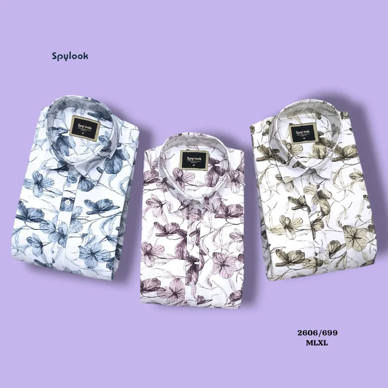 ML Creation Spylook Printed Men's Shirts ML-XL - Textiles & Apparel by M.L Creation
