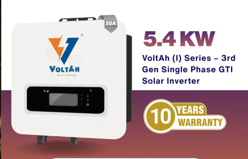 Voltah (i) Series - 5.4KW Single Phase Solar Inverter - Electronics & Electrical by Lobel Green Energy Pvt. Ltd.