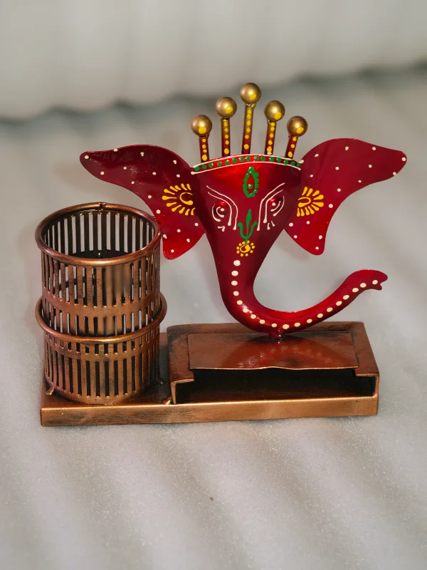 Decorative Ganesh Pen Holder - Home & Kitchen by S.R. Handicraft
